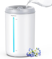 Humidifiers for Bedroom Large Room, 4.5L Air Humidifier for Plants Baby Nursery Home Office, 1.18Gal Top Fill Ultrasonic Cool Mist Humidifiers with 3 Mist Levels, Auto Shut-Off, Night Light