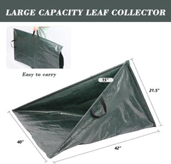 Leaf Collector, Portable Pop Up Leaf Bags, Foldable Leaf Pick Up Tools, Reusable Yard Garden Bags for Leaves Lawn Trash, Lawn and Leaf Bags With Handles