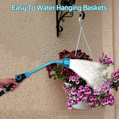 DTRK Watering Wand 19 Inch Detachable Sprayer Wand 1000 Holes Garden Hose Wand with Thumb Flow Control for Hanging Baskets, Plants, Flowers, Shrubs, Seedbed,Garden and Lawn